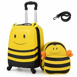 Brand New Kids Bee Rolling Suitcase - Never Used