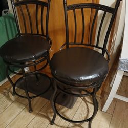 Two Metal Chairs 