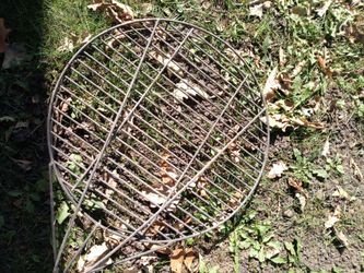 Round Metal Fire Pit Grill Grate 3