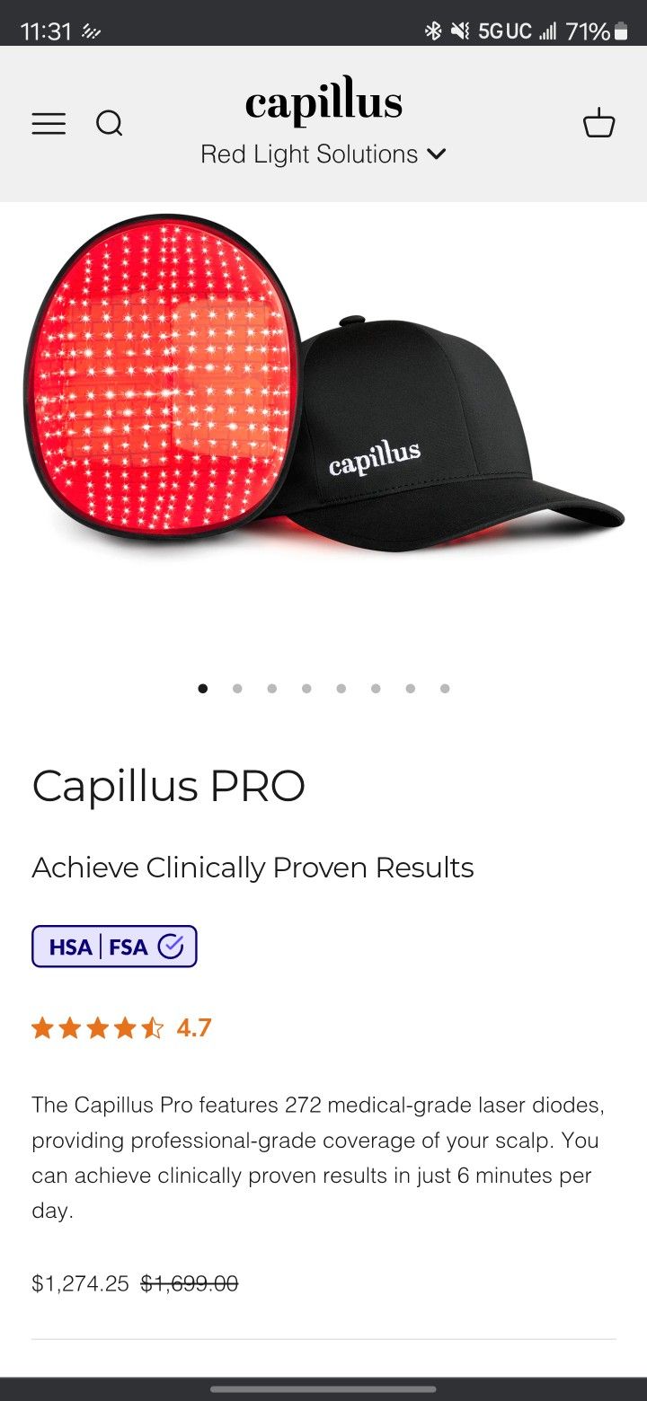 LASER THERAPY - CAPILLUS HAT