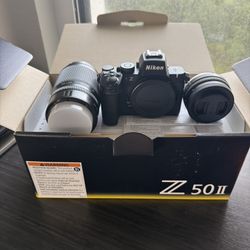Nikon Z50ii New In Box 2 Lens Kit