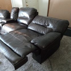 Leather Couch Set (Moving Need Gone ASAP)
