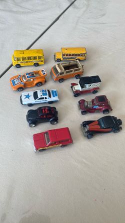  Vintage   1(contact info removed) 1(contact info removed)  1(contact info removed) Mix I Lot  Of 10  Hot Wheels 
