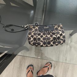 Authentic Coach Wristlet