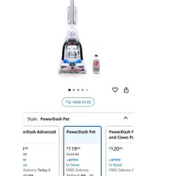 Hoover Carpet Cleaner With New Oxi Cleaner Solution