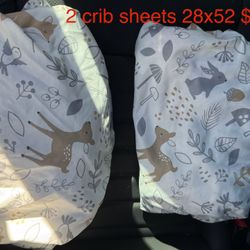 Toddler Crib Sheets $8