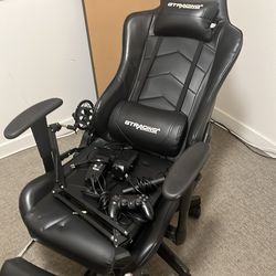 Chair and everything on the chair