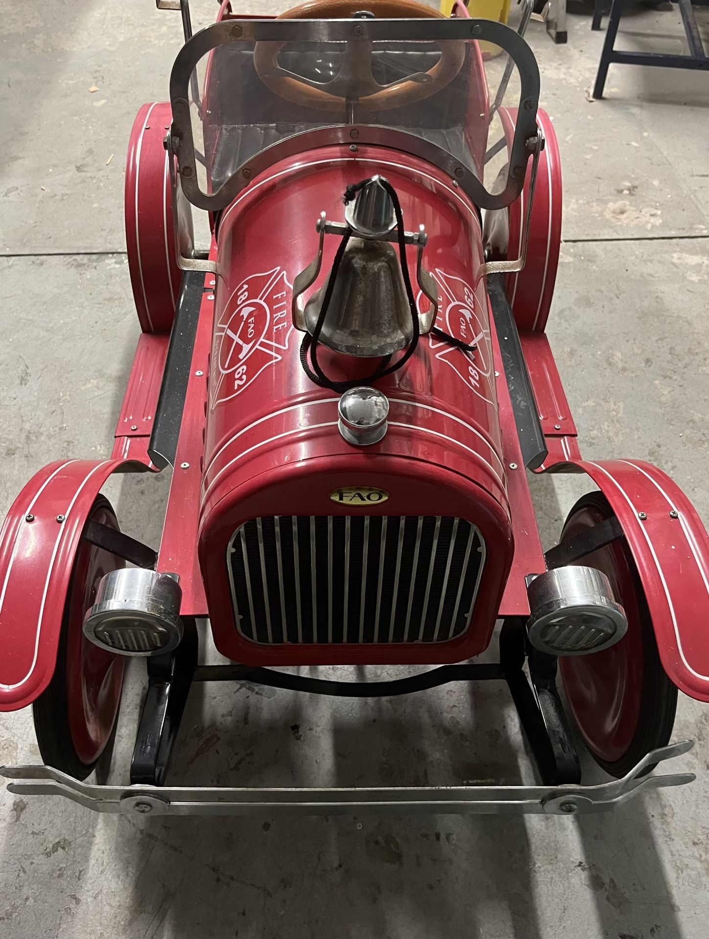 Fao Schwarz Fire Truck Pedal Car