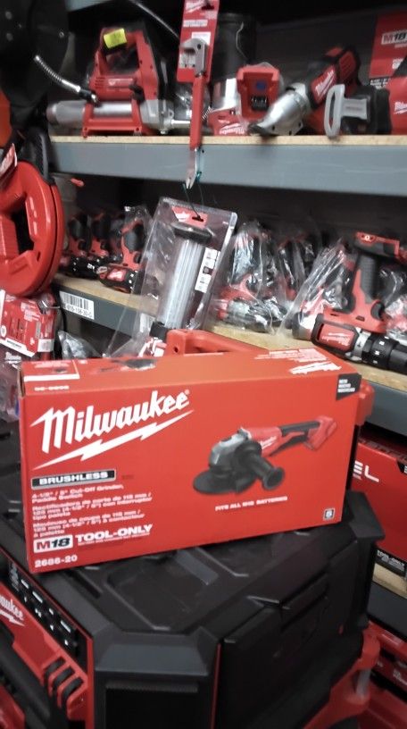 MILWAUKEE M18 BRUSHLESS 4 - 1/2" / 5"  CUT - OFF  GRINDER PADDLE SWITCH (TOOL ONLY)