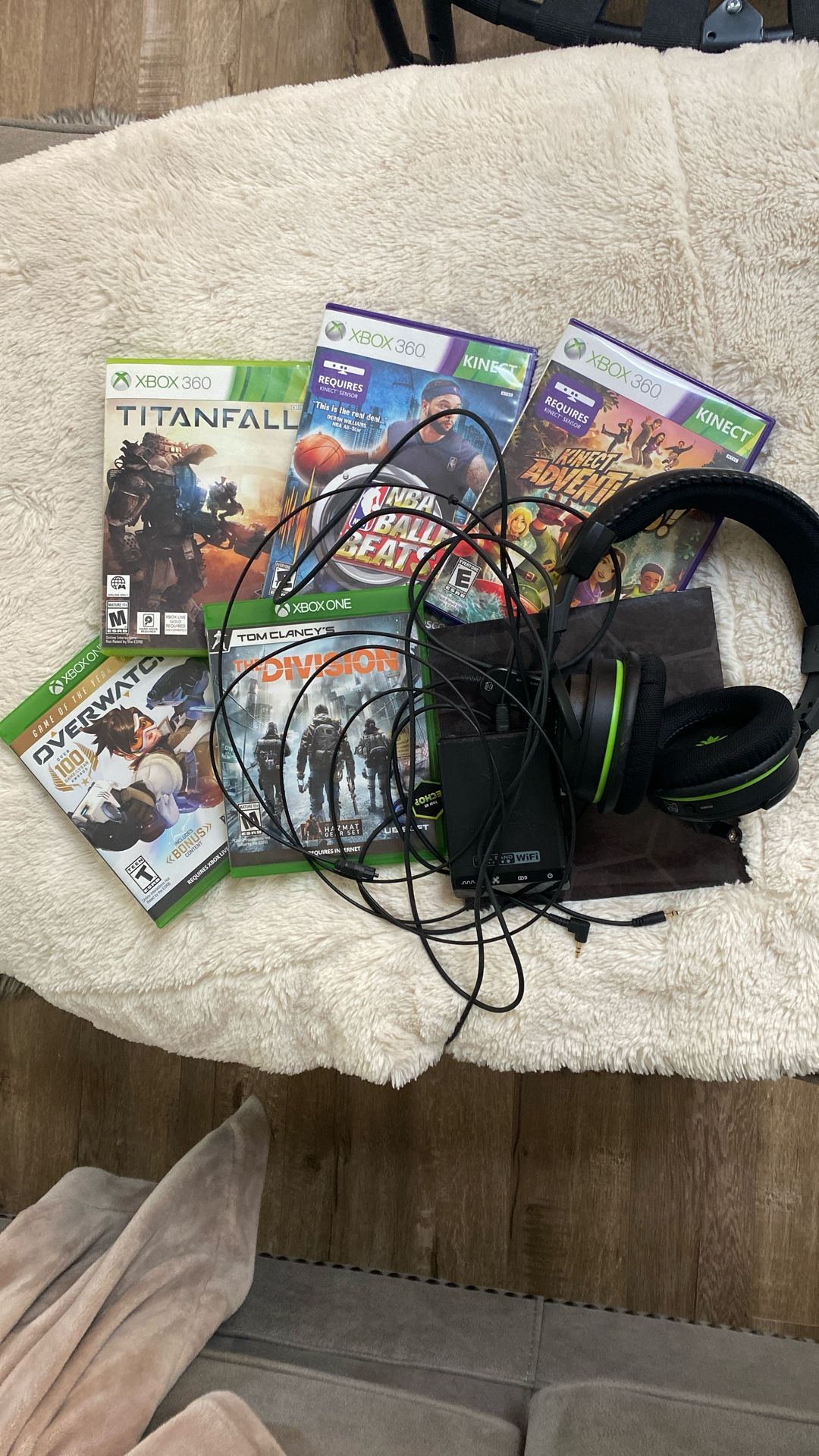 Xbox Games And Headset