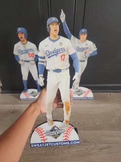 Dodgers Ohtani Wooden Table Decor, 18inch, Handmade