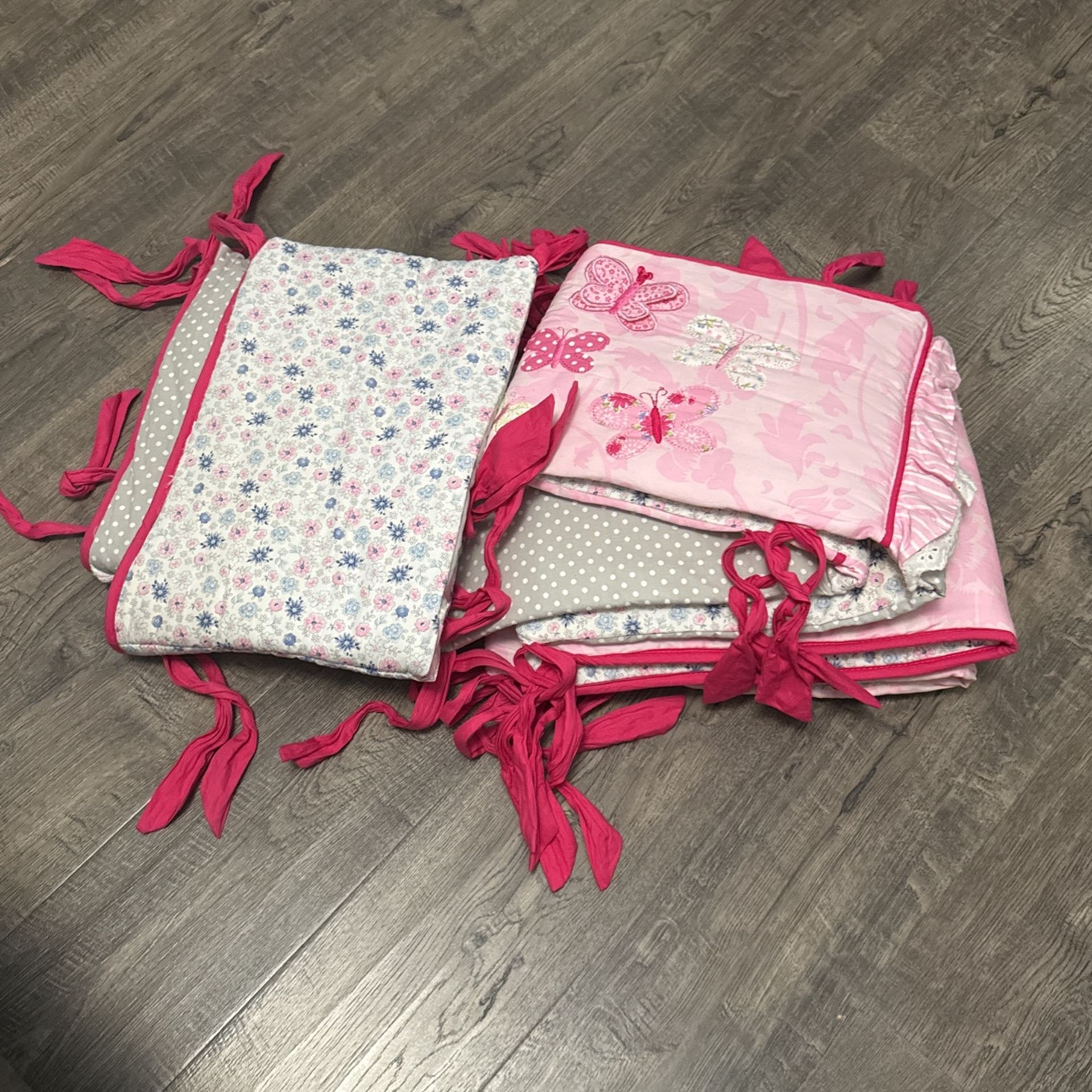Girl Crib Liner 