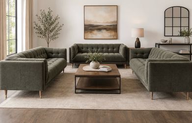 Isla Fabric Sofa Collection – 3 Piece Set Available