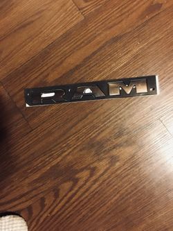New Chrome “Ram” Letters For A Dodge