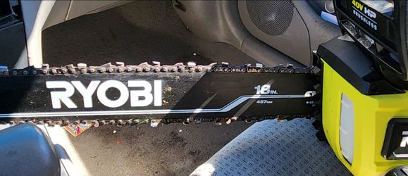 Ryobi 18" cordless chainsaw