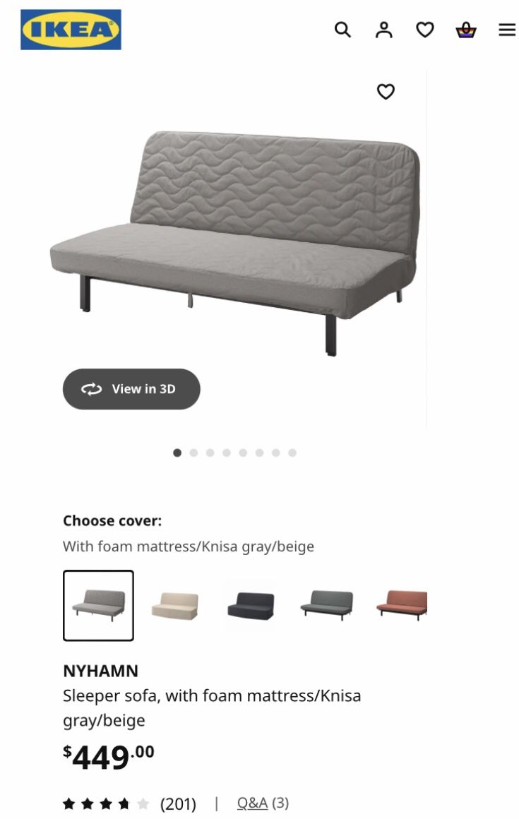 2 Couch Futon (foldable)