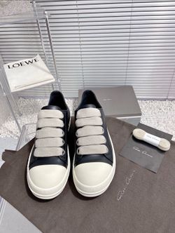 Rick Owens jumbo lace low top