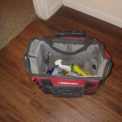 Husky tool bag with wheels