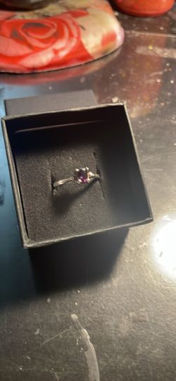 Amethyst stone in sterling silver