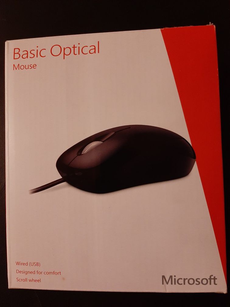 Microsoft Basic Optical mouse (wired)