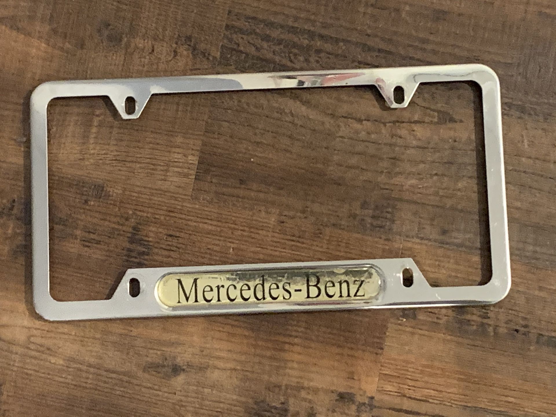 Mercedes Benz license plate frame