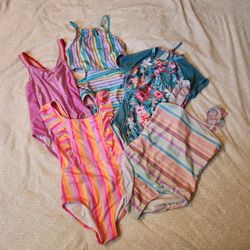 Girl's Swimsuit Lot Size 10/12