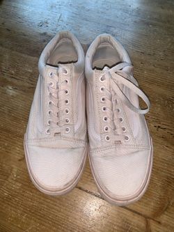 Pale pink vans mens 8.0