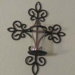14" Inch Metal Candle Holder