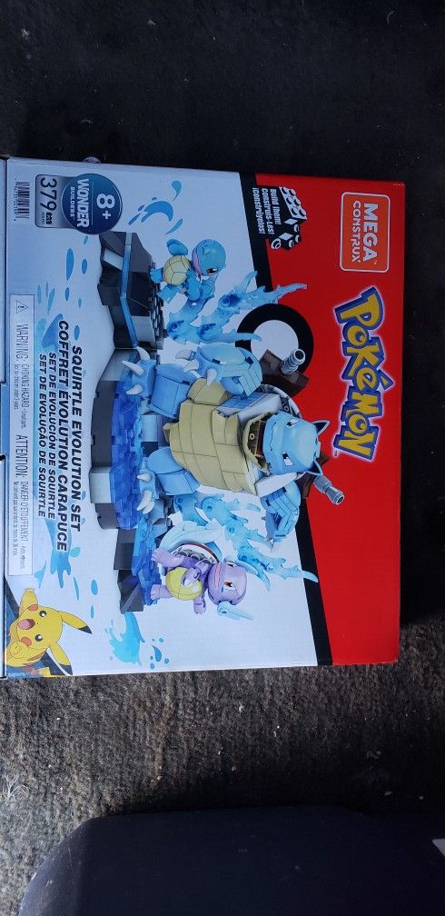  MEGA Pokémon Squirtle Evolution Building Set with 379