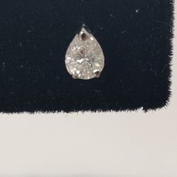 Tear Drop Diamond Earrings 