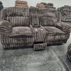 2 Piesas Sofa Y loveseat Reclinables $987