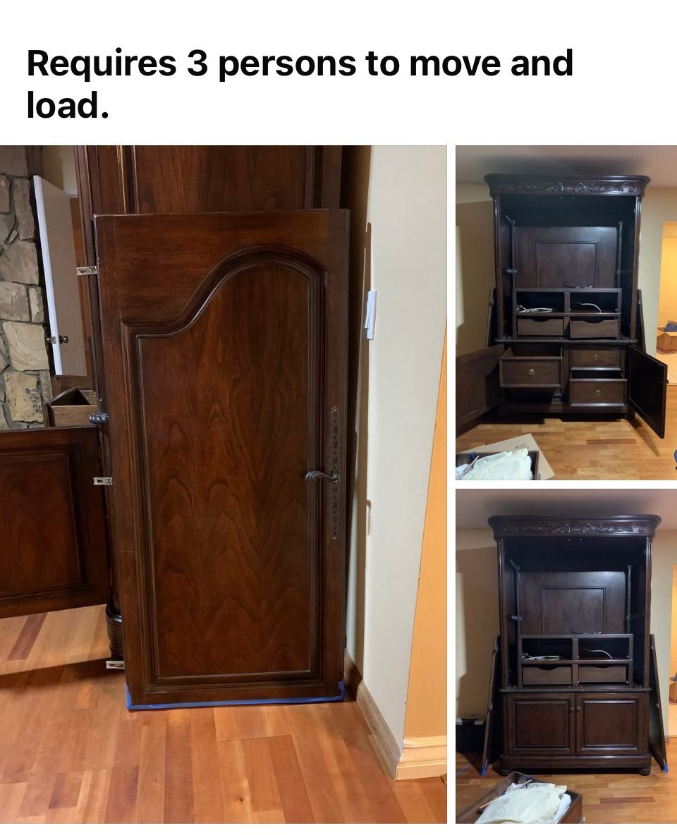FREE Armoire PICK UP SAT., 6/21 6 PM