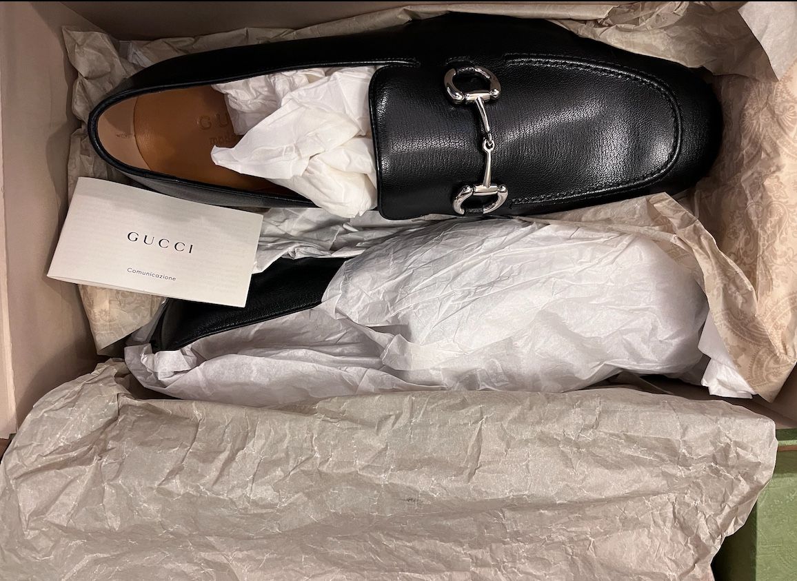 Gucci Horsebit Square Toe Loafers . Size 11 US NEW with Box And Papers.