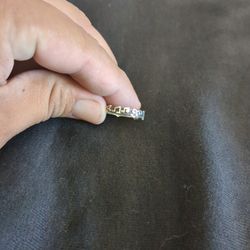 Silver Ring Size 8 Music Notes