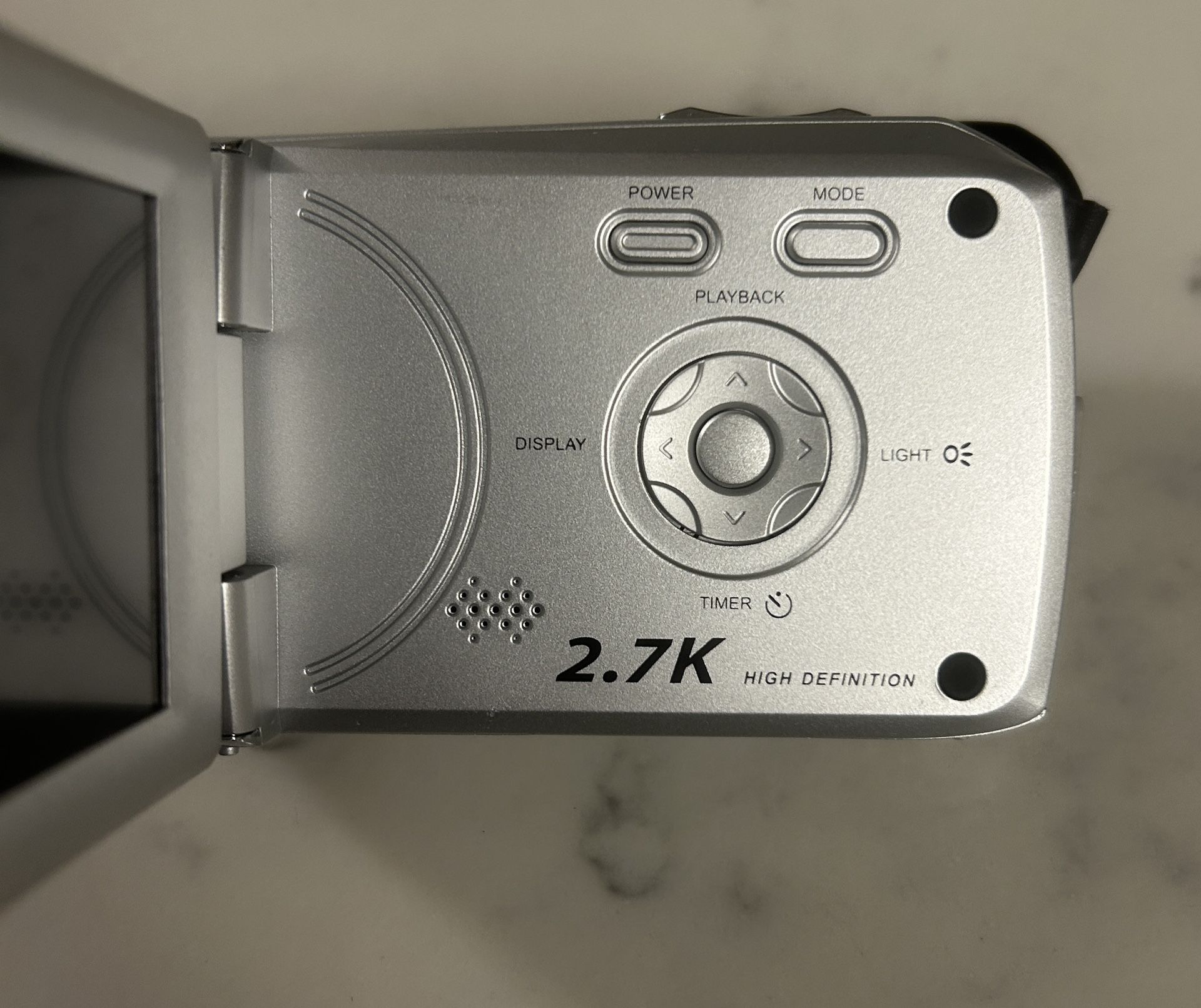 Heyday 8MP Silver Camcorder 2.7K