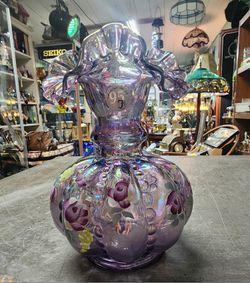 Fenton,signed,Hand Painted, $98.