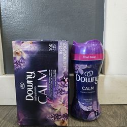 Downy Calm Scent Beads And Dryer Sheets Laundry Care