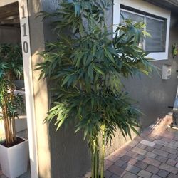 Silk Leaves Bamboo Tree