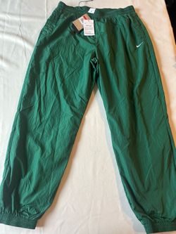 Nike Green Woven Track Pants UPF 40+