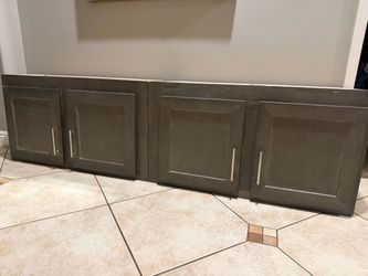 Dark Grey Cabinets  36”W x 20”H x 12”D