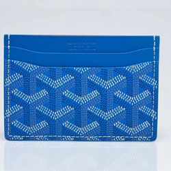 Light Blue Goyard Cardholder