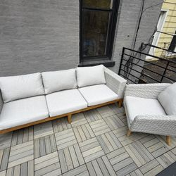 Article Outdoor Sofa & Chair EUC