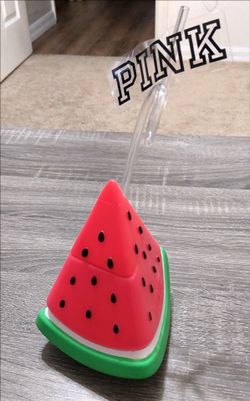 Victoria's Secret PINK Watermelon Sipper Cup