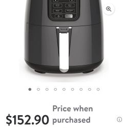 Ninja AF101 Air Fryer That Crisps, Roasts, Reheats, & Dehydrates, For Quick, Easy Meals, 4 Quart Capacity, & High Gloss Finish, Black/Grey 4 Quarts