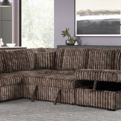 NEW RAHA SECTIONAL SOFA PULLOUT SLEEPER - FREE DELIVERY- BEDROOM FURNITURE BED MATTRESS AND MORE 