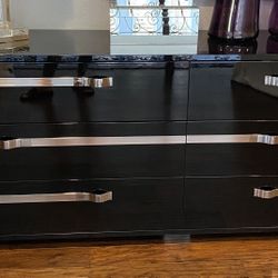 Status Italy Volare Black Dresser  - Made in Italy