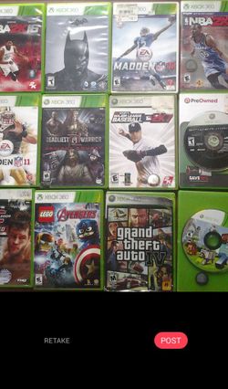 Xbox 360 games $ 5 to $ 15