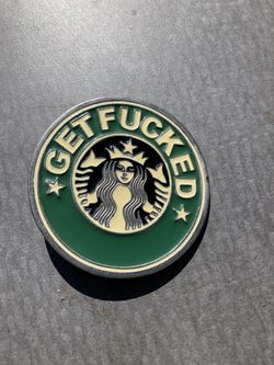 Rare Starbucks Belt Buckle Novelty Item