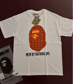 MCM x A Bathing Ape Ape Head T-Shirt White