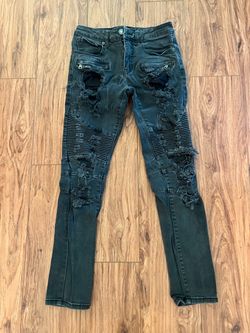 Black skinny jeans ripped Size 28 / 30